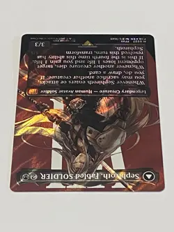 Sephiroth Fabled Soldier Borderless Surge Foil Final Fantasy MTG Card 0527 - Image 2