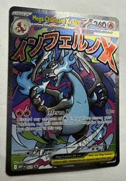 Mega Charizard X ex 023 Me: Mega Evolution Promo Holo Pokemon TCG Card Near Mint - Image 2