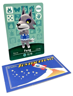 Animal Crossing Nintendo Amiibo - FANG #338 - Series 4 Authentic Card - Image 1