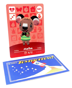 Animal Crossing Nintendo Amiibo - MELBA #341 - Series 4 Authentic Card - Image 1