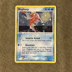 Magikarp 67/112 LP Reverse Energy Holo Fire Red Leaf Green Pokemon Card! - Image 1
