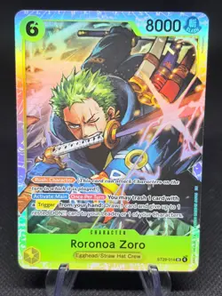 One Piece Roronoa Zoro ST29-014 SR Card Egghead NM/M - Image 1