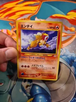 Pokemon Card Japanese Entei No. 244 Neo 3 Promo 2000 Non Holo Rare TCG - Image 5