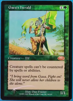 Gaea's Herald FOIL Planeshift PLD Green Rare MAGIC CARD (ID# 462858) ABUGames - Image 1
