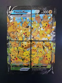 Pokemon TCG Pikachu V-Union [Set of 4] - SWSH: Sword & Shield Promo Cards-NM - Image 1