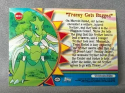 TOPPS POKEMON SERIES 3 OR14 TRACEY GETS BUGGED FOIL CARD TV ANIMATION - Image 2