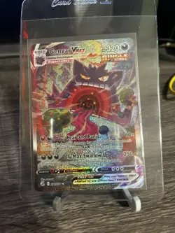 Gengar VMAX 271/264 Secret Rare Alternate Art Holo Fusion Strike Pokemon Card - Image 1
