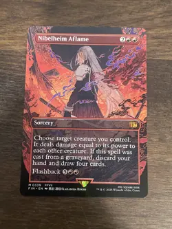 Nibelheim Aflame (Borderless) Final Fantasy Regular - Image 1