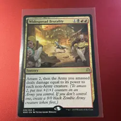 x1 Widespread Brutality R MTG War of the Spark M/NM, English - Image 1