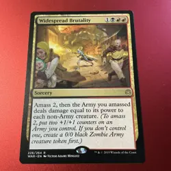 x1 Widespread Brutality R MTG War of the Spark M/NM, English - Image 2