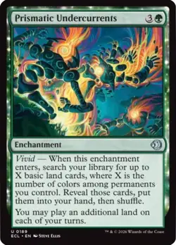 x4 NM (Playset, 4x) Prismatic Undercurrents, MTG, Lorwyn Eclipsed, Magic, 189 - Image 1