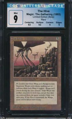 Beta The Hive CGC 9 Graded Magic MTG (0134) -magicgraders- - Image 1