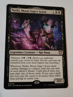 MtG Nashi, Moon Sage's Scion (OTC-0143) Mythic Rare English MINT - Image 1