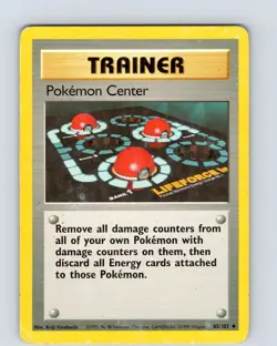 Pokemon TCG Pokemon Center Base Set 85/102 Unlimited Uncommon WOTC Played MP - Image 1