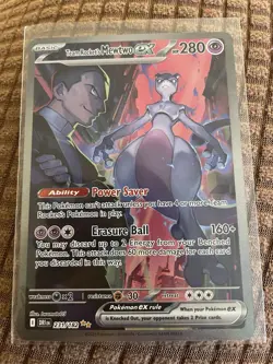 Team Rocket's Mewtwo EX 231/182 Sv10: Destined Rivals SIR - Near Mint Pokemon - Image 1