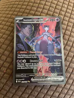 Team Rocket's Mewtwo EX 231/182 Sv10: Destined Rivals SIR - Near Mint Pokemon - Image 3