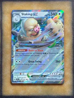 Pokemon Slaking ex 147/191 SV08 Surging Sparks Double Rare Holo NM - Image 1