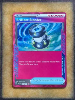 Pokemon Brilliant Blender 164/191 SV08 Surging Sparks ACE SPEC Holo NM - Image 1