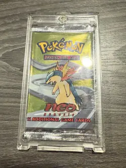 Pokemon Neo Genesis Unlimited Booster Pack Typhlosion Art 742818062732 - Image 1