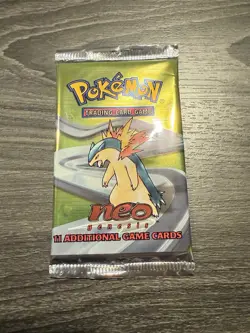 Pokemon Neo Genesis Unlimited Booster Pack Typhlosion Art 742818062732 - Image 3