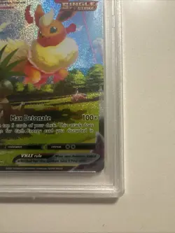 Pokemon TCG Flareon VMAX SWSH180 Flareon VMAX Premium Collection Promo PSA 10 - Image 4