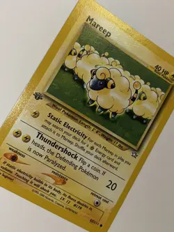 Pokemon TCG Mareep Neo Genesis 65 Regular 1st Edition Common - Image 1