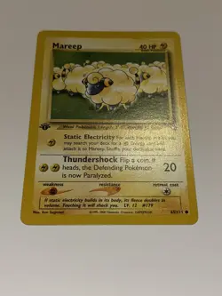 Pokemon TCG Mareep Neo Genesis 65 Regular 1st Edition Common - Image 3
