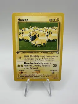 Mareep 65/111 1st Edition Neo Genesis Common Regular Finish Pokemon TCG LP - Image 1