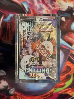 Pokemon TCG Chilling Reign Booster Box 36 New Sealed with acrylic case 820650818462 - Image 5