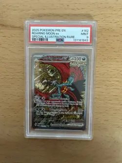 2025 Pokemon Roaring Moon ex 162/131 PRE EN Special Illustration Rare- PSA 9 - Image 1