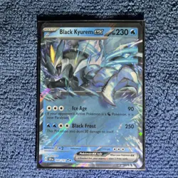 Black Kyurem ex 048/191 Sv08: Surging Sparks Holo Double Rare Pokemon Near Mint - Image 1