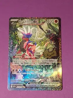 POKEMON TCG KORAIDON EX 247/198 SIR FULL ART SCARLET & VIOLET NM/M & CENTERED - Image 1
