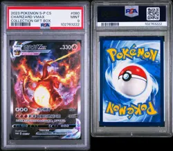 PSA 9 MINT Chinese Charizard VMAX 080/S-P Sword & Shield Holo Promo Pokemon 2023 - Image 3