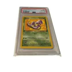 2000 PSA 8 Pokemon Ekans 1st Edition Rocket #56 Graded - Image 1