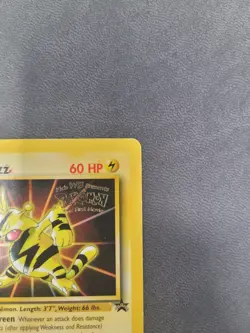 Pokemon TCG Electabuzz Kids WB Movie Black Star Promo 2 WOTC Stamp 1999 - Image 3