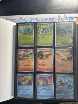 Pokemon 151 75.94% Complete Master Set Starter+ promos + Holo Energy In BinderB - Image 5