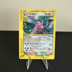 Pokemon Crobat Skyridge Crystal Holo Rare - Image 1