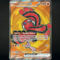 Pokemon TCG Phantasmal Flames Oricorio EX Ultra Rare 110/094 NM - Image 1