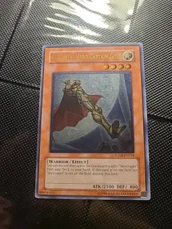 Elemental Hero Captain Gold FOTB-EN014 Ultimate Rare Yu-Gi-Oh TCG - Image 1