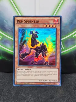 Yugioh Red Sprinter HSRD-EN015 Super Rare​ 1st Edition NM - Image 1