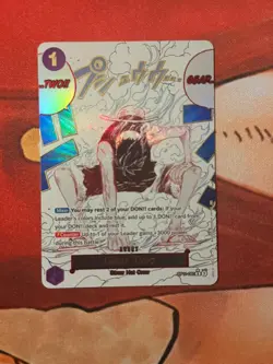 One Piece TCG Gear Two - A Fist of Divine Speed OP11-080 EVENT MANGA ENGLISH - Image 1