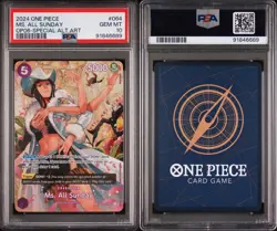 One Piece 2024 Wings of the Captain #064 Ms. All Sunday Special Alternate PSA 10 - Image 3