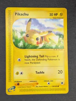 Lot Of 3 Pokemon Cards - Expedition Base Set Pikachu Non Holo - Image 1