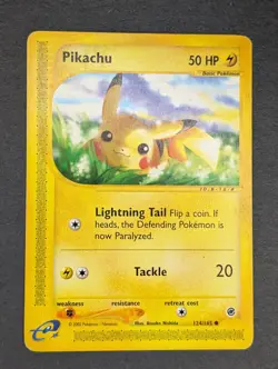Lot Of 3 Pokemon Cards - Expedition Base Set Pikachu Non Holo - Image 3