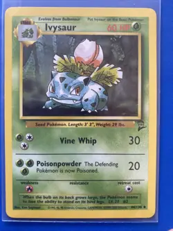 Pokemon TCG Ivysaur Base Set 2 Uncommon Card 44/130 - Image 1