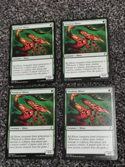 MTG Virulent Sliver x4 Time Spiral Remastered Playset 4 cards - Image 1