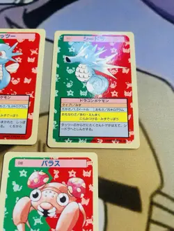 1996 Pokemon Blue Back 3 Card Lot NM-LP Horsea,Krabby,seadra - Image 4