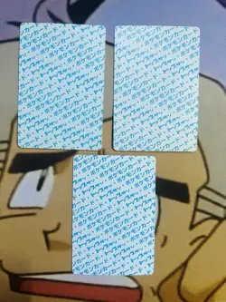 1996 Pokemon Blue Back 3 Card Lot NM-LP Horsea,Krabby,seadra - Image 5