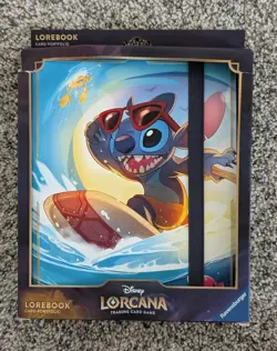 Disney Lorcana TCG: STITCH Lorebook Card Portfolio Binder (4 Pocket) - Image 1