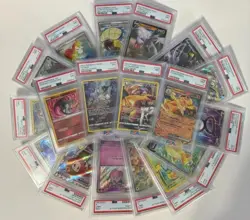 1 Graded PSA / CGC / BGS Card & 500 Pokemon Cards Bulk Lot Commons/Uncommons - Image 1